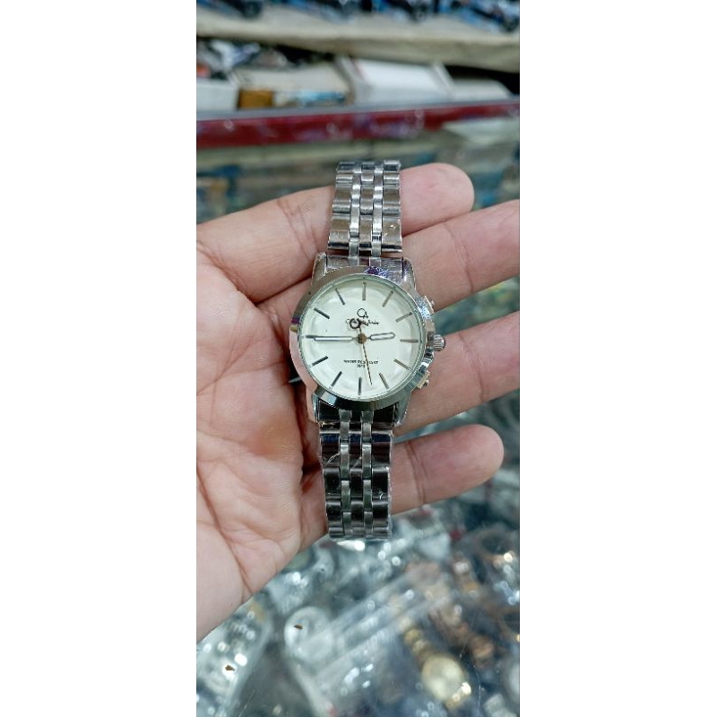 jam tangan wanita christian arden quartz water resist watch anti karat new style