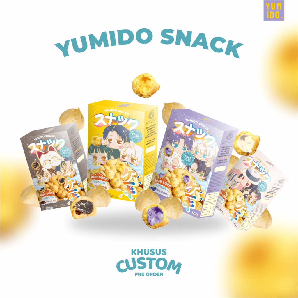 

Yumido Snack Manis dan Gurih Kemasan Premium