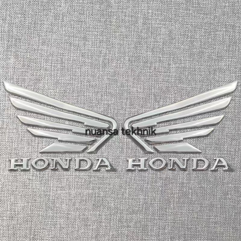 2 pcs Emblem wings honda Emblem garuda honda