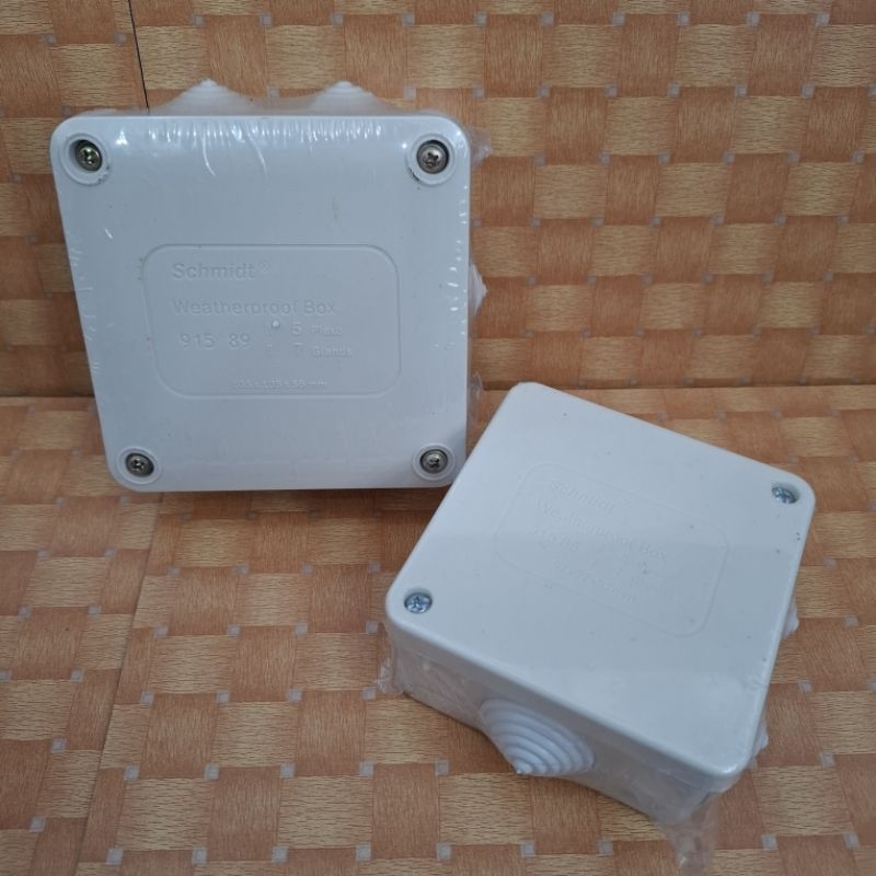Schmidt Duradus 3/4 105x105x55mm dan 5/8   97x97x52mm Doradus Junction Box Weatherproof