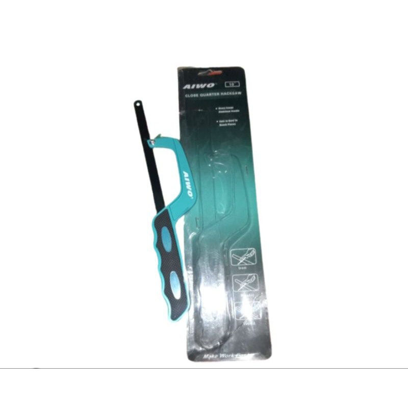 Stang Gergaji / Handle Gergaji Body Aluminium Karet + Mata Gergaji Besi AIWO