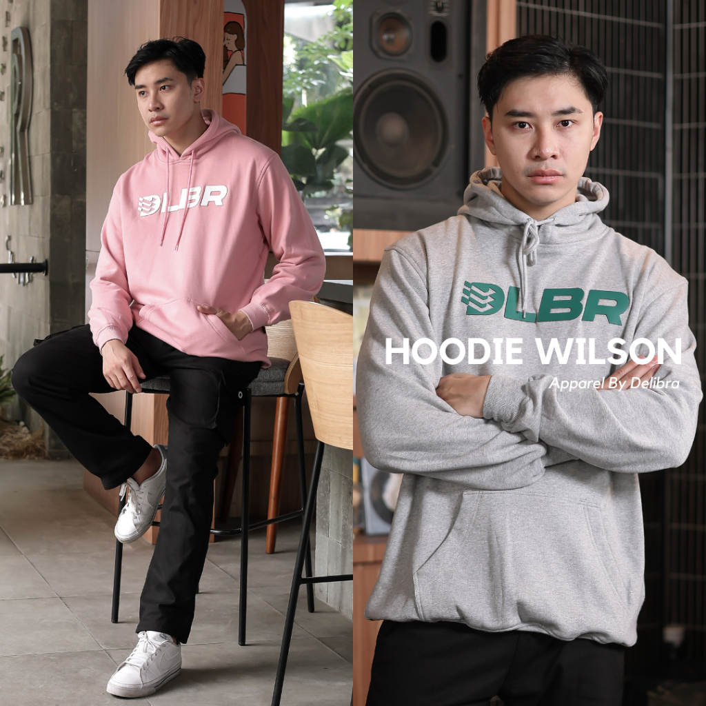Delibra Sweater Hoodie Pria Wilson