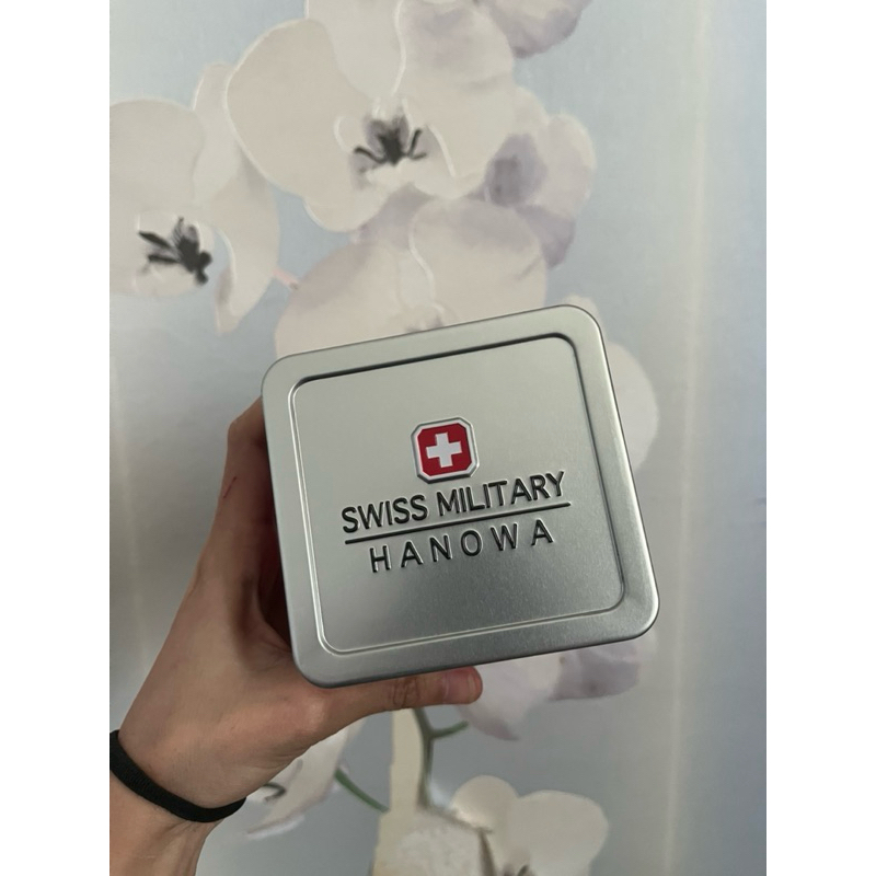 Preloved - 100% Original Swiss Military Hanowa Swiss Soldier 06 - 5 ATM Sapphire - Men Watch with Bl