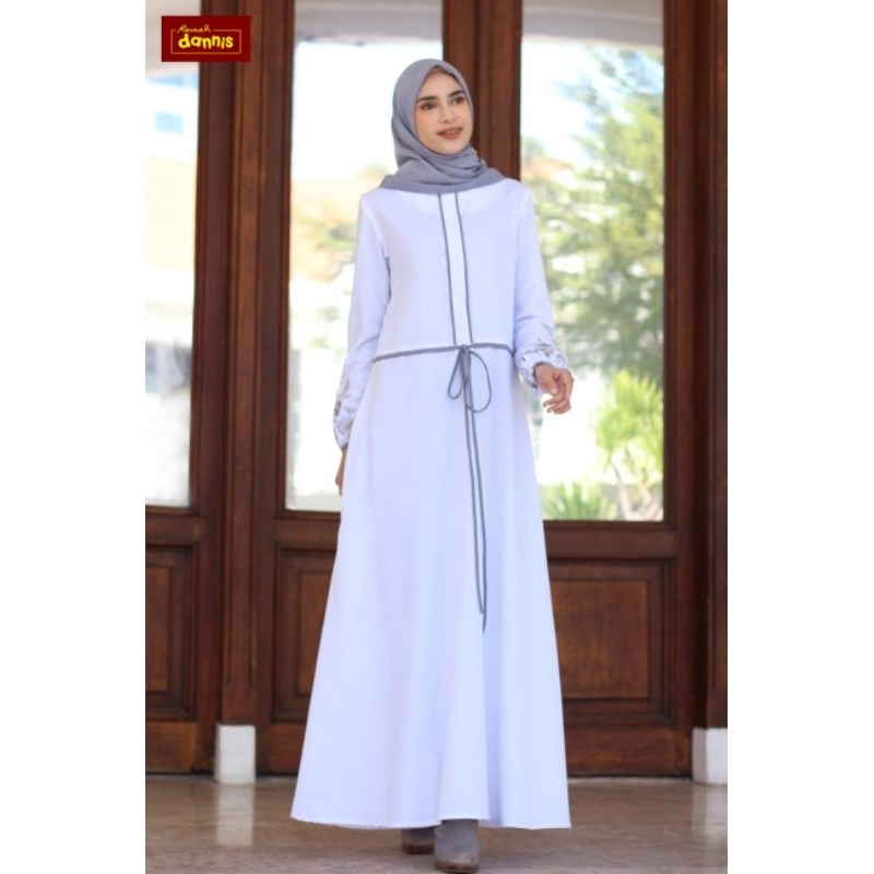 GAMIS DEWASA DANNIS PUTIH A 23066