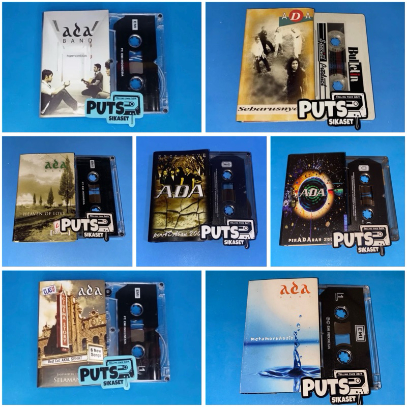 Kaset Pita Ada Band - Berbagai Macam Album