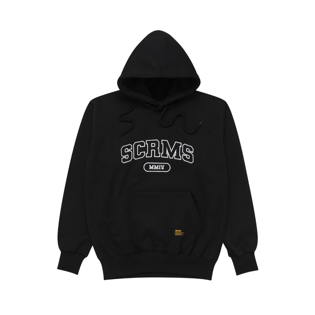 Screamous Sweater Pullover Hoodie - SWEATER CAMP BLACK