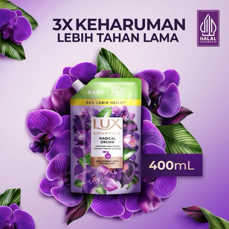 Lux Botanicals Sabun Mandi Cair Magical Orchid 400ml