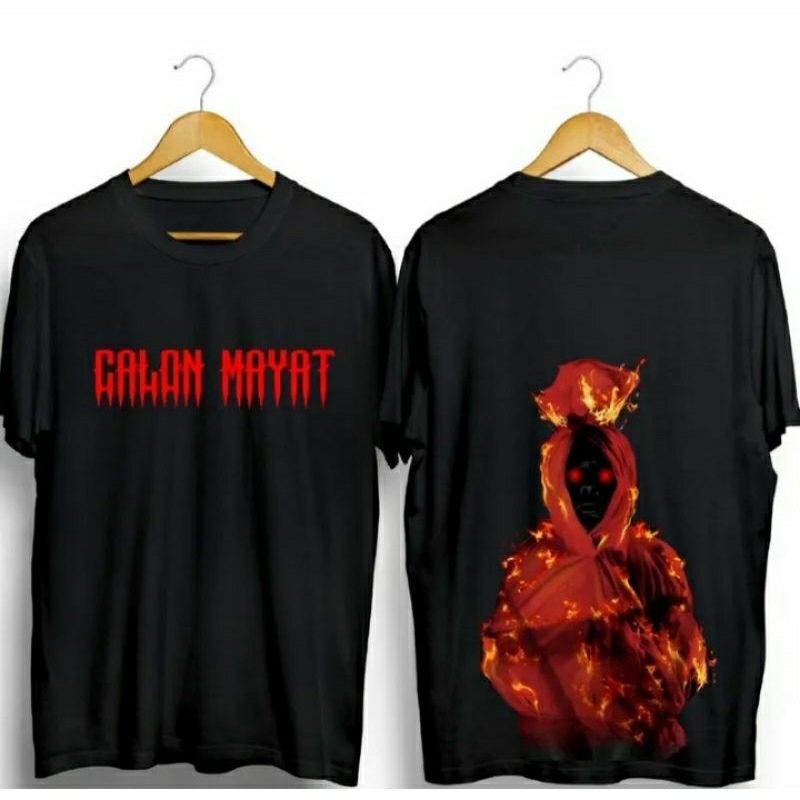 kaos pocong api viral cowok cewek | t-shirt pocong api viral unisex 30's