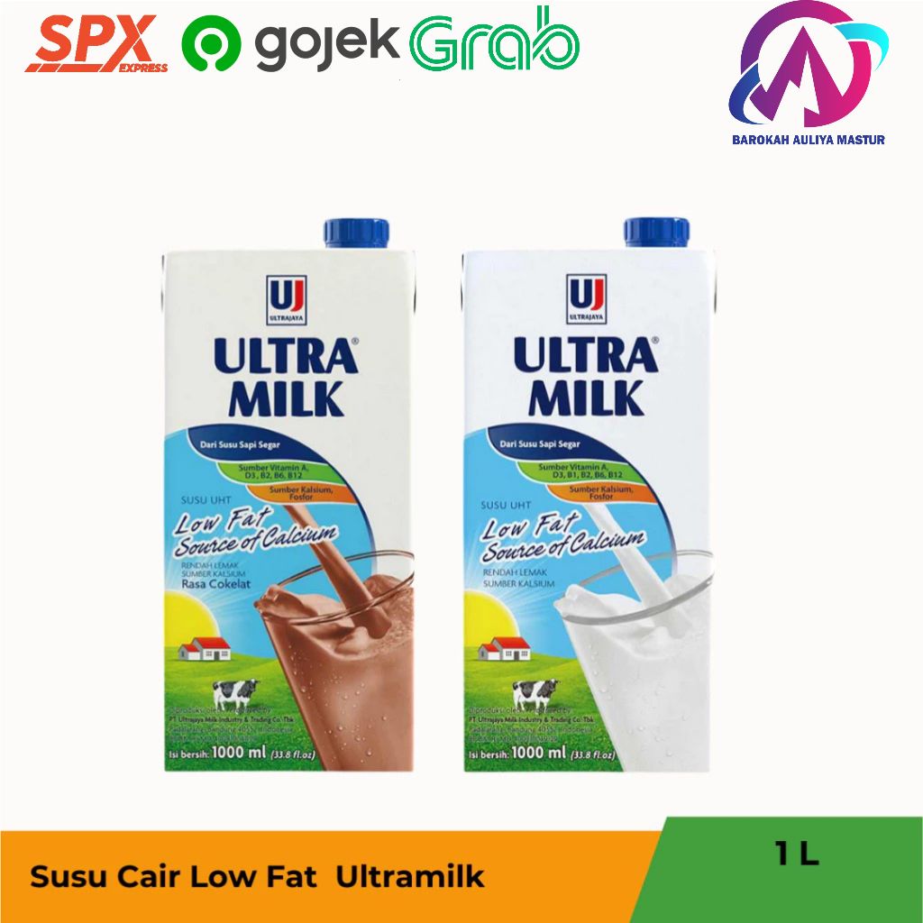 

KIRIM INSTAN Ultra Susu Cair Low Fat 1000ml BAM Olshop Padang