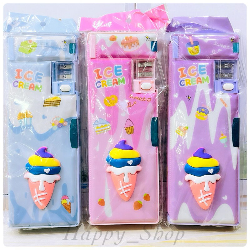 

HAPPY_SHOP Tempat Pensil Magnet Karakter Ice Cream