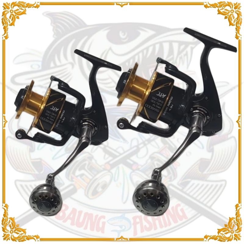 Reel Pancing Laut ATC Vigour Sw 8000 power handle