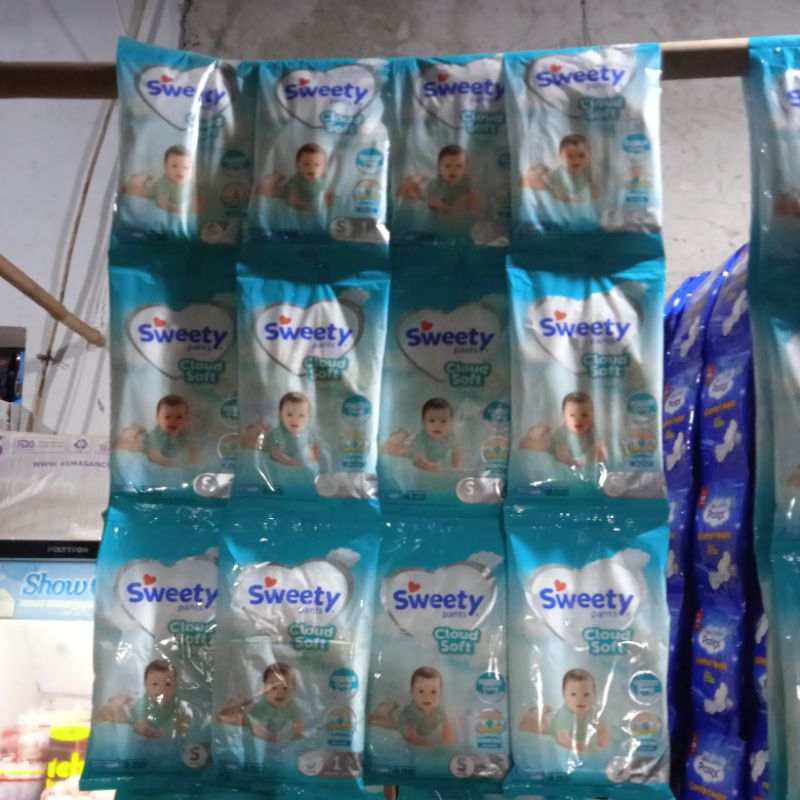 Pempers sweety size s 1 renceng