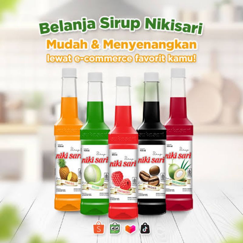 

Sirup Niki Sari Kemasan Botol Plastik