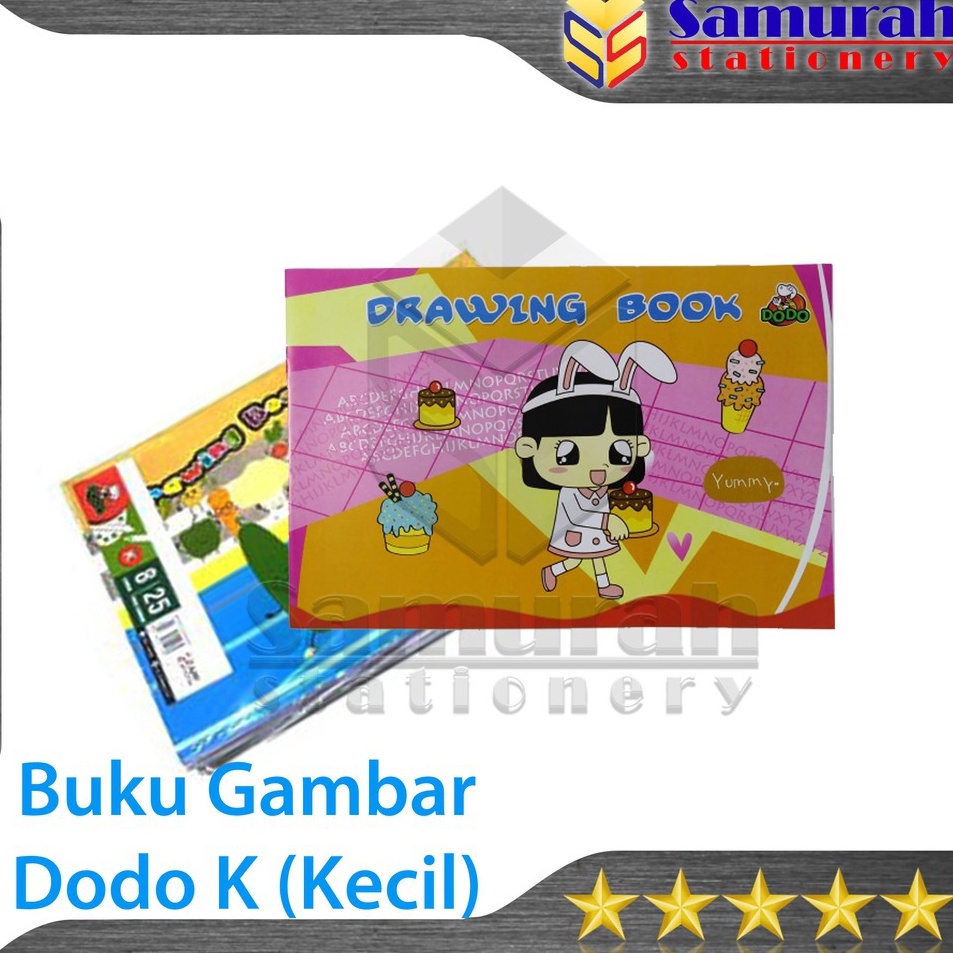 

Promo Hemat Buku Gambar Dodo Ukuran Kecil Drawing Book 8 K Buku Sketsa Mengambar Kecil Uk 8K B5 Untuk TK SD