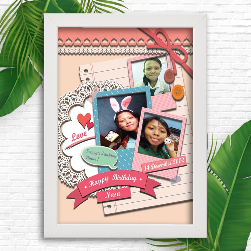 Kado Bingkai Foto Ulang Tahun