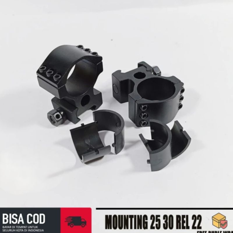 Mounting telescope 3 baut rail 22 picantini