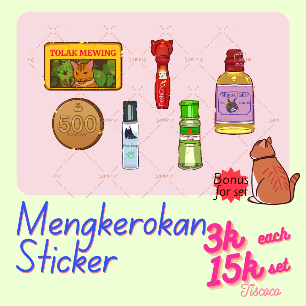 

Mengkerok sticker tolak mewing