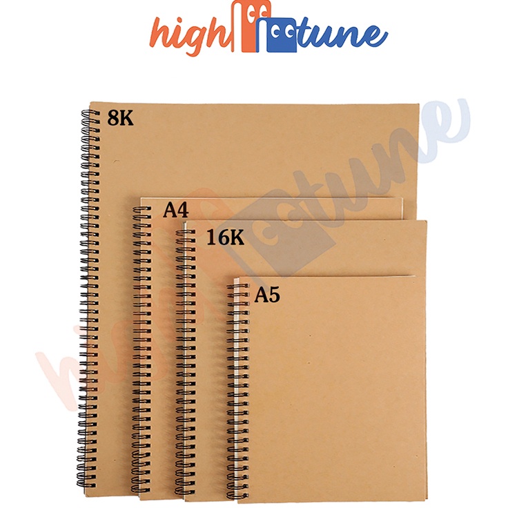 

Best Quality Hightune Sketch Book Buku GAMBAR A5A48K16K Buku Sketsa Gambar 3 Sheet Buku Sketsa Vintage Aesthetic Cover Kraft