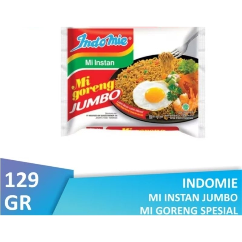 

Indomie mie goreng jumbo 129gr