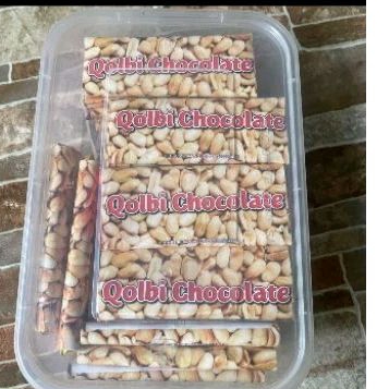 

Coklat Qolbi untuk cemilan ringan murah aja 1 box isi 25 pcs