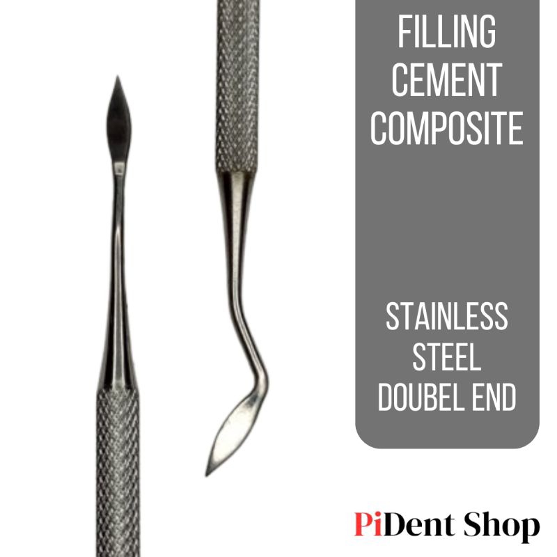 Composite filling instrument doubel end