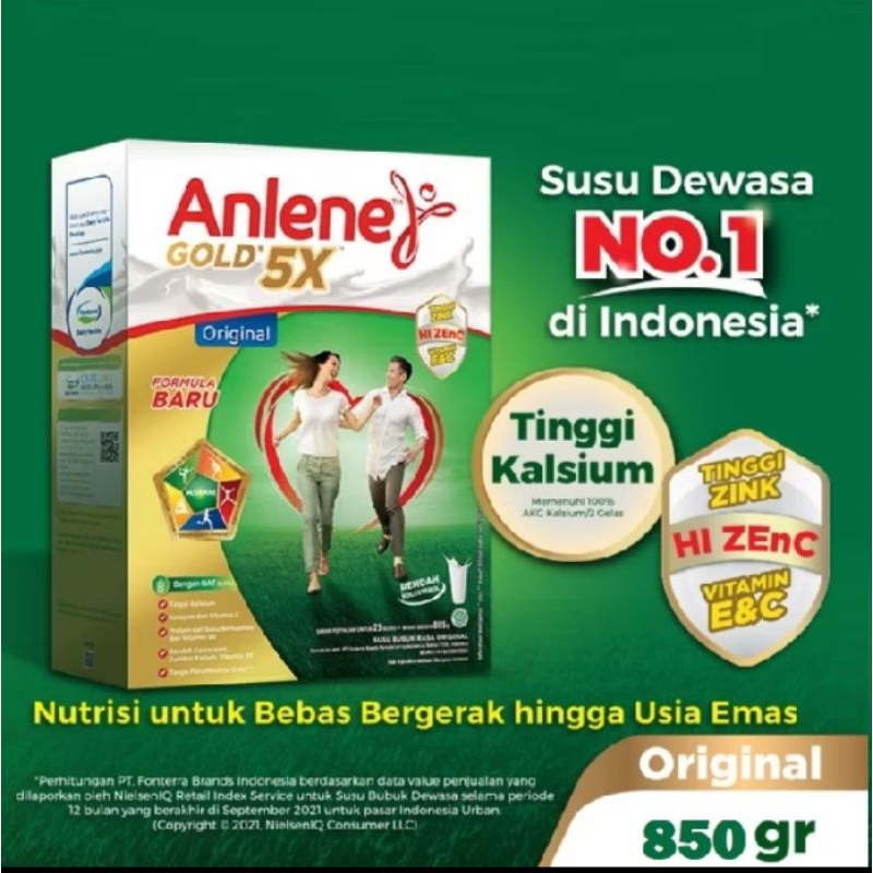 

Anlene Gold 5x Susu Bubuk Dewasa 850gr - Original