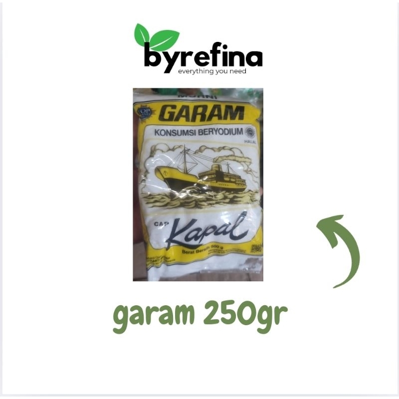 

Garam Cap Kapal 250gr - 500gr Surabaya / Byrefina