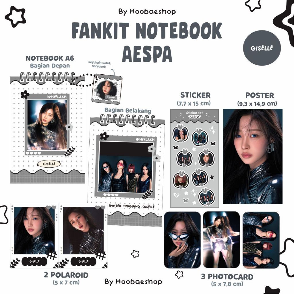 

[PACKING PAKAI BOX] FANKIT NOTEBOOK AESPA - WHIPLASH - UNSTOPPABLE SPEED II NOTEBOOK AESPA