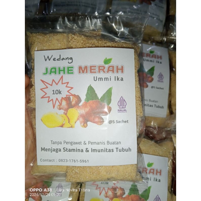 

Wedang Jahe Merah "Ummi Ika