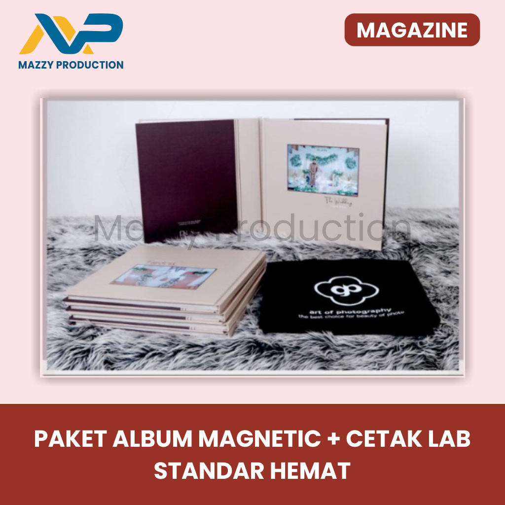 Paket Cetak + Album Magnetic Custom Murah