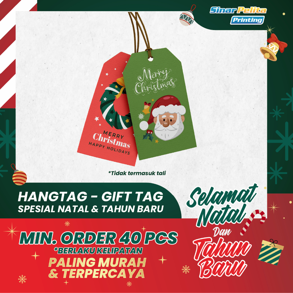 Gift Tag Natal | Hangtag Natal | Christmas Gift Tag