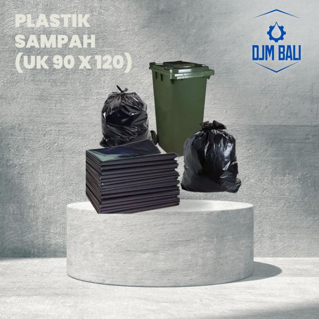 KANTONG PLASTIK SAMPAH HITAM BESAR UKURAN 90X120CM KARUNG PLASTIK