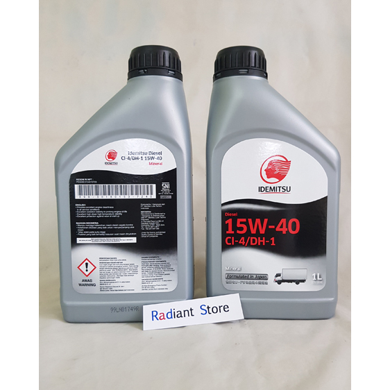 Oli Mobil diesel Idemitsu CI-4 SAE 15W-40 1 Liter
