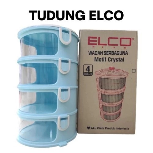 tempat makanan saji ELCO 4 susun/Tudung Saji Elco Rantang 4 susun