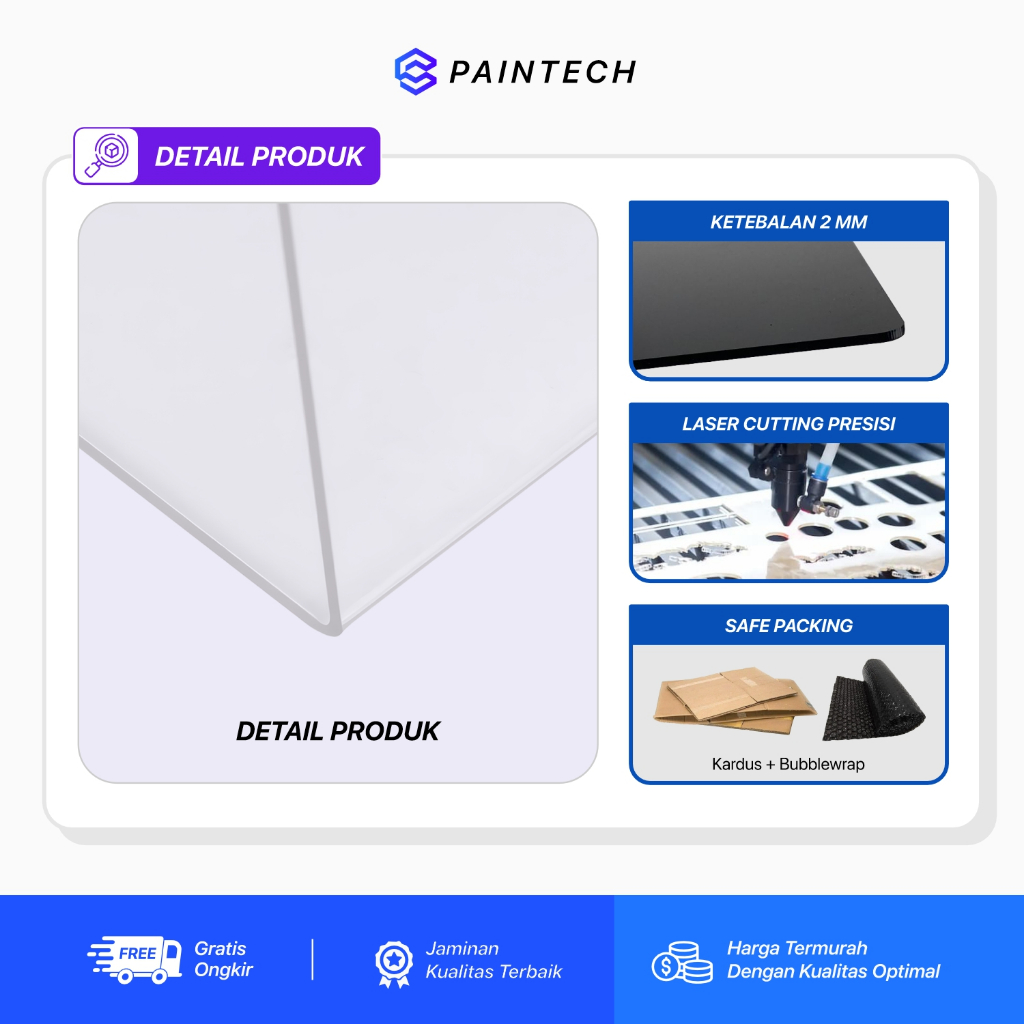 

HenJO Tent Holder Akrilik T Tempat Brosur Bening Ukuran A4 Vertikal Display Acrylic