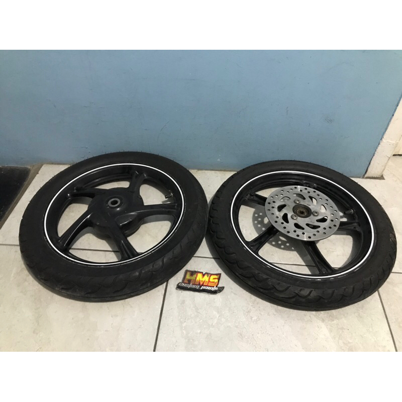 Velg Mio Smile, Mio Sporty, Mio J, Mio Soul GT115, Mio Soul original sudah sama ban