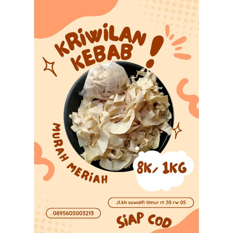 

kriwilan kulit kebab