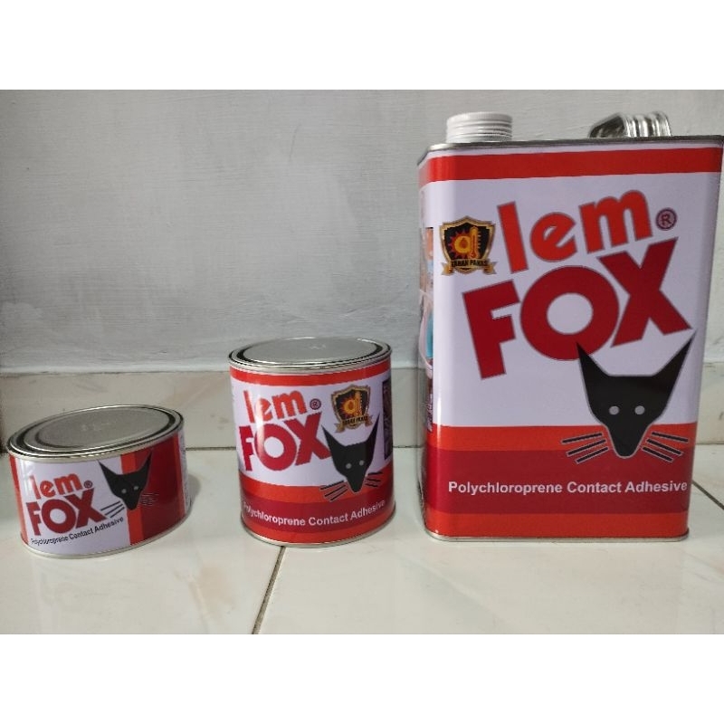 

Lem Fox Lem Kuning Kaleng 300gr/600gr/2500gr(2,5Kg). Lem Serbaguna