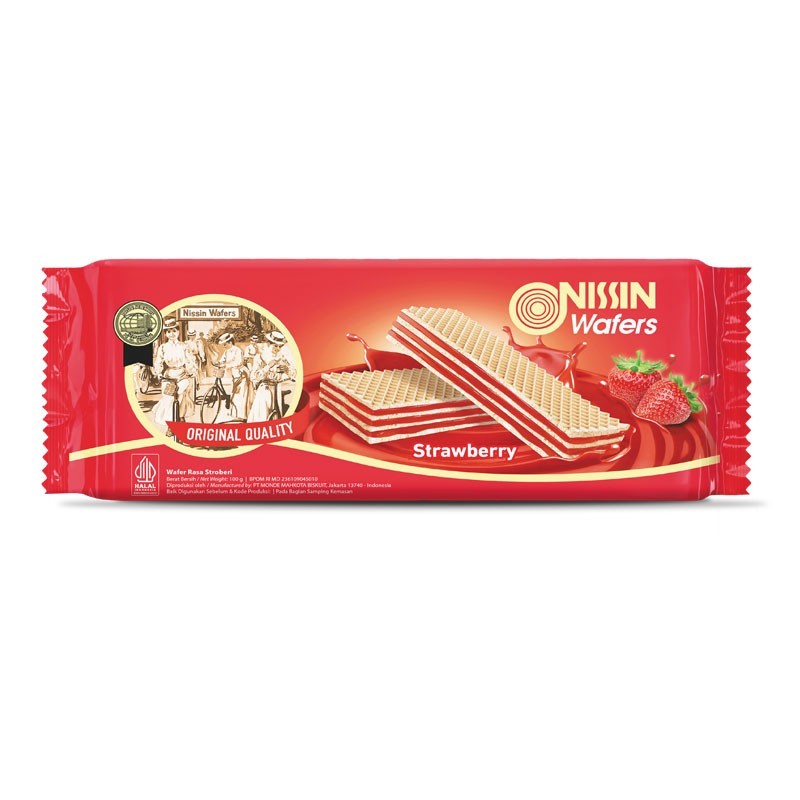 

Nissin Wafers Strawberry 100gr