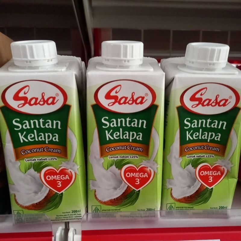 

santan kelapa sasa 200ml