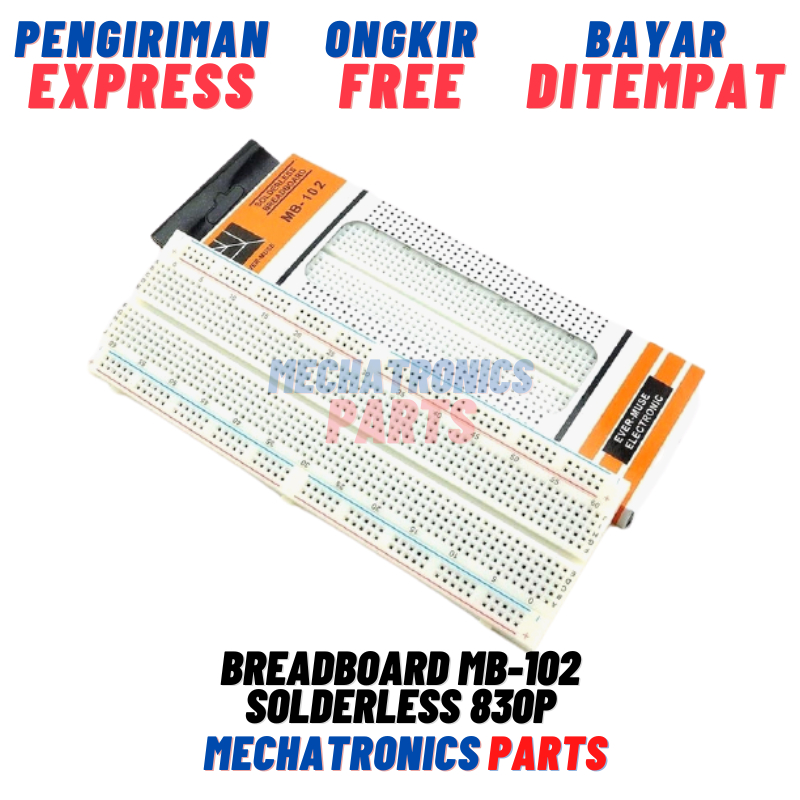BREADBOARD MB 102 SOLDERLESS 830 830P