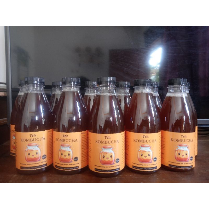 

Teh pelangsing kombucha 250 ml botol plastik