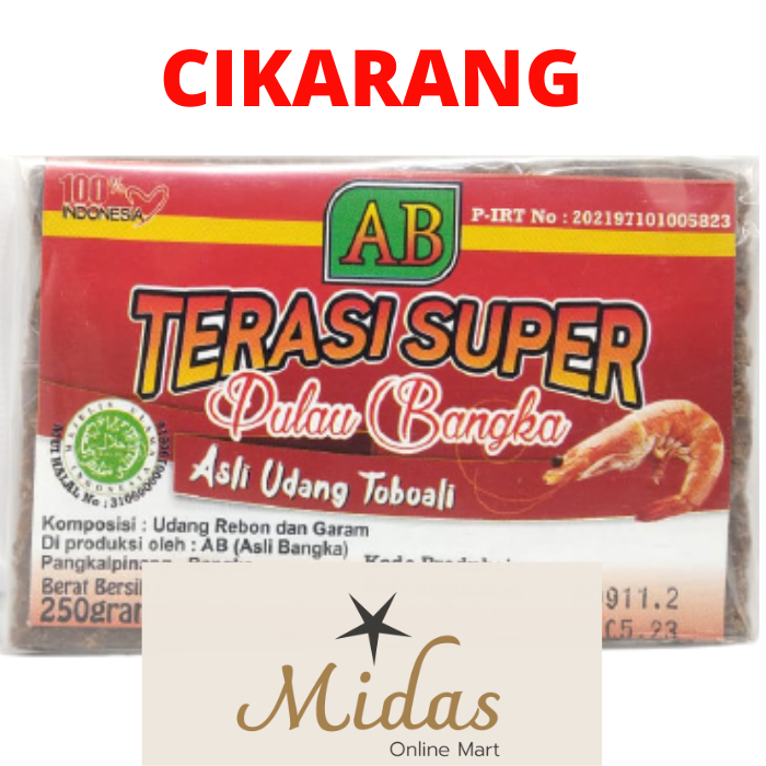 

Terasi AB Super Bangka 250 gram