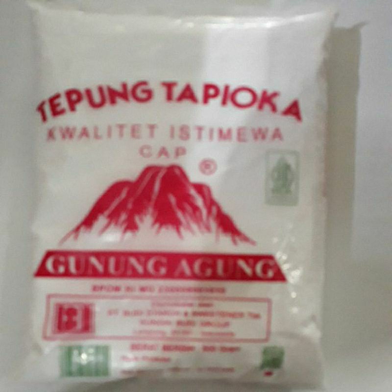 

Tepung tapioka Gunung Agung 500 gram