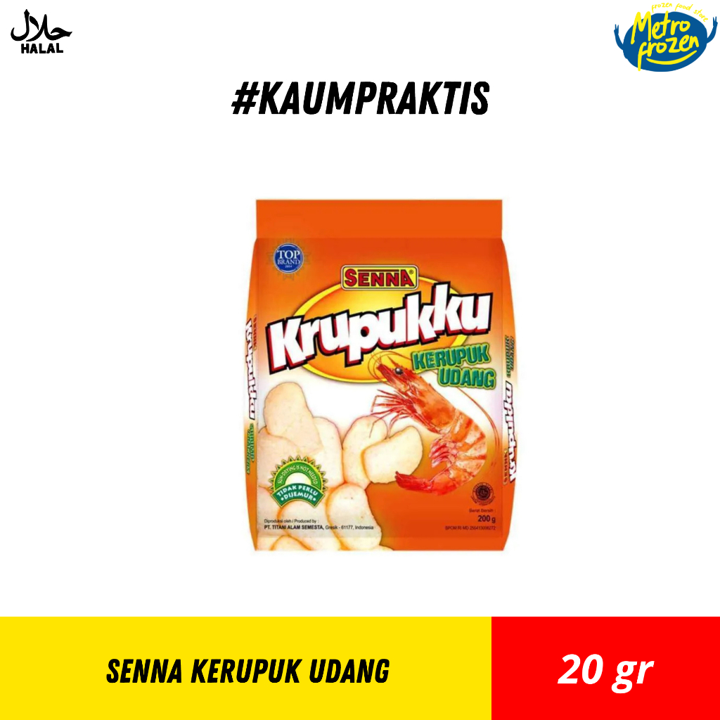 

Senna Kerupuk Udang 200gr //senna krupukku //kerupuk udang best seller