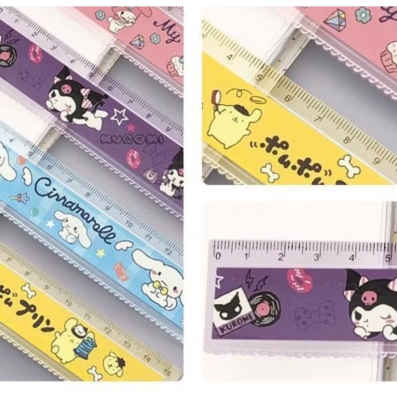 

Penggaris 15 Cm Karakter Sanrio Lucu Stationery Ruler Penggaris