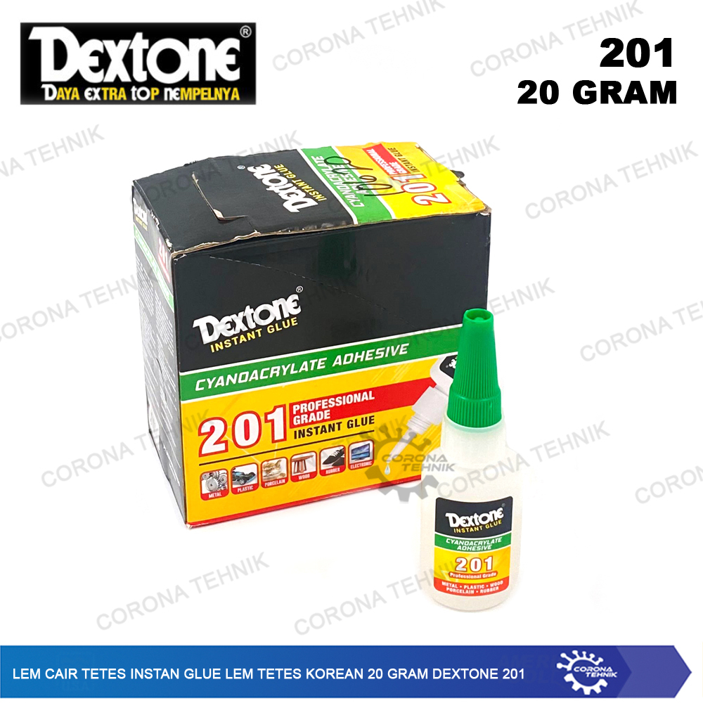 

DEXTONE 201 Lem Cair Tetes Instant Glue Lem Tetes Korean 20 Gram