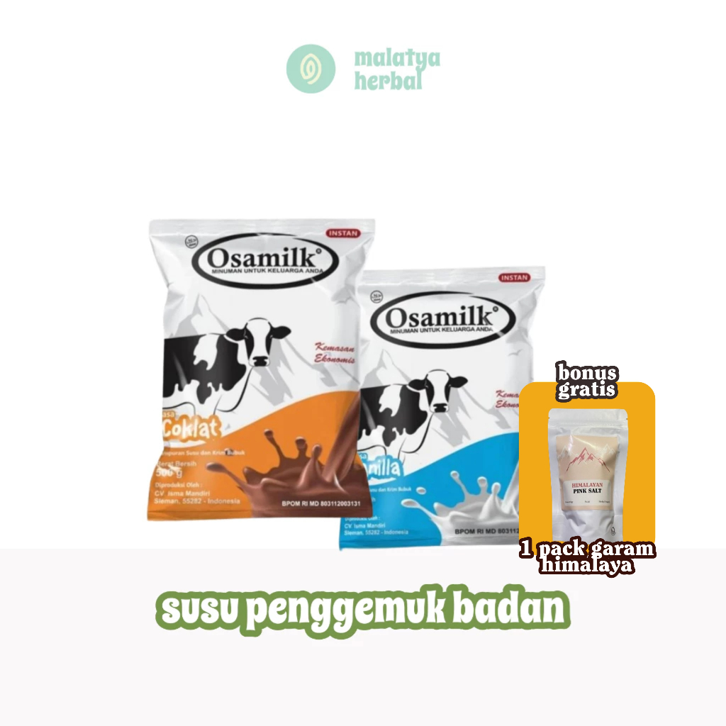 

Susu Osamilk 300gr dan 500gr Susu Penggemuk Badan Susu Bubuk Osa Milk Susu Sapi Gemuk Badan