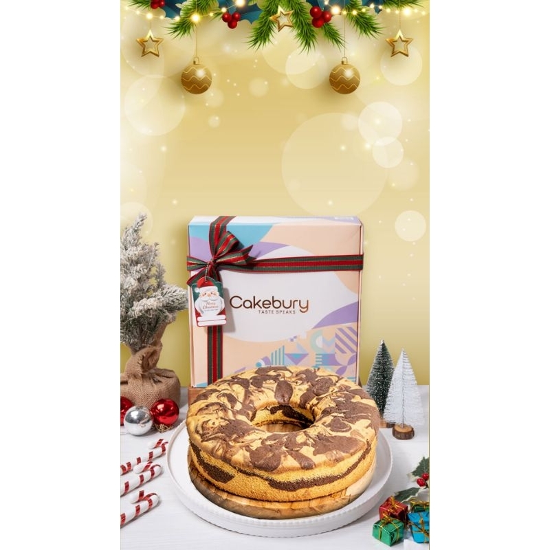 

Christmas Hampers MARMER CAKE HERSHEYS WHOLE 28cm by Cakebury