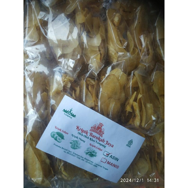 

kripik pisang barokah jaya lampung 20 pis